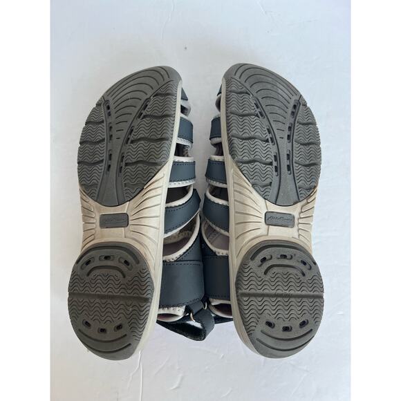 Eddie Bauer Sarah Walking Gray Pink Hiking Sport Water Flat Closed Toe Sandals 8 - Picture 13 of 13